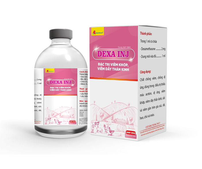 Thuốc hạ sốt cho chó Hi-Dexa inj