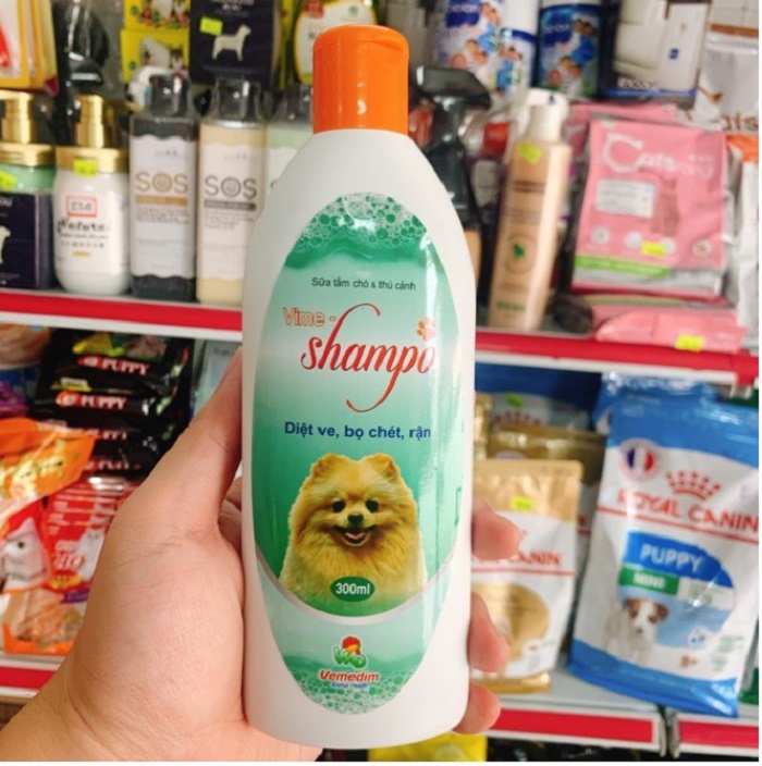 Sữa tắm đặc trị ve rận bọ chét Vime Shampo