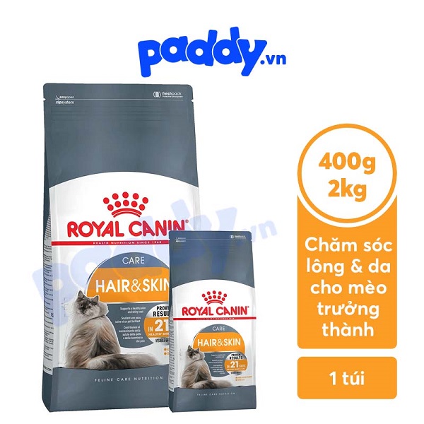 Hạt Cho Mèo Dưỡng Lông Da Royal Canin Hair & Skin Care
